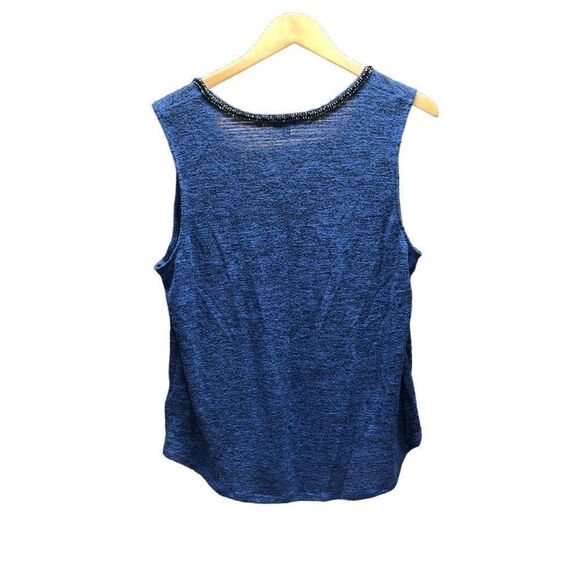 Juicy Couture Extra Large (XL) Blue Black Rhinestone Tank - Picture 2 of 4